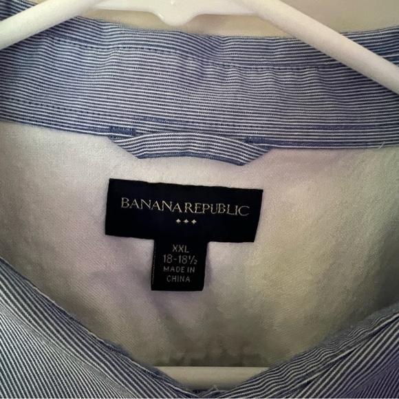 Banana Republic men’s long sleeve casual button down shirt | size 2XL - Picture 6 of 10